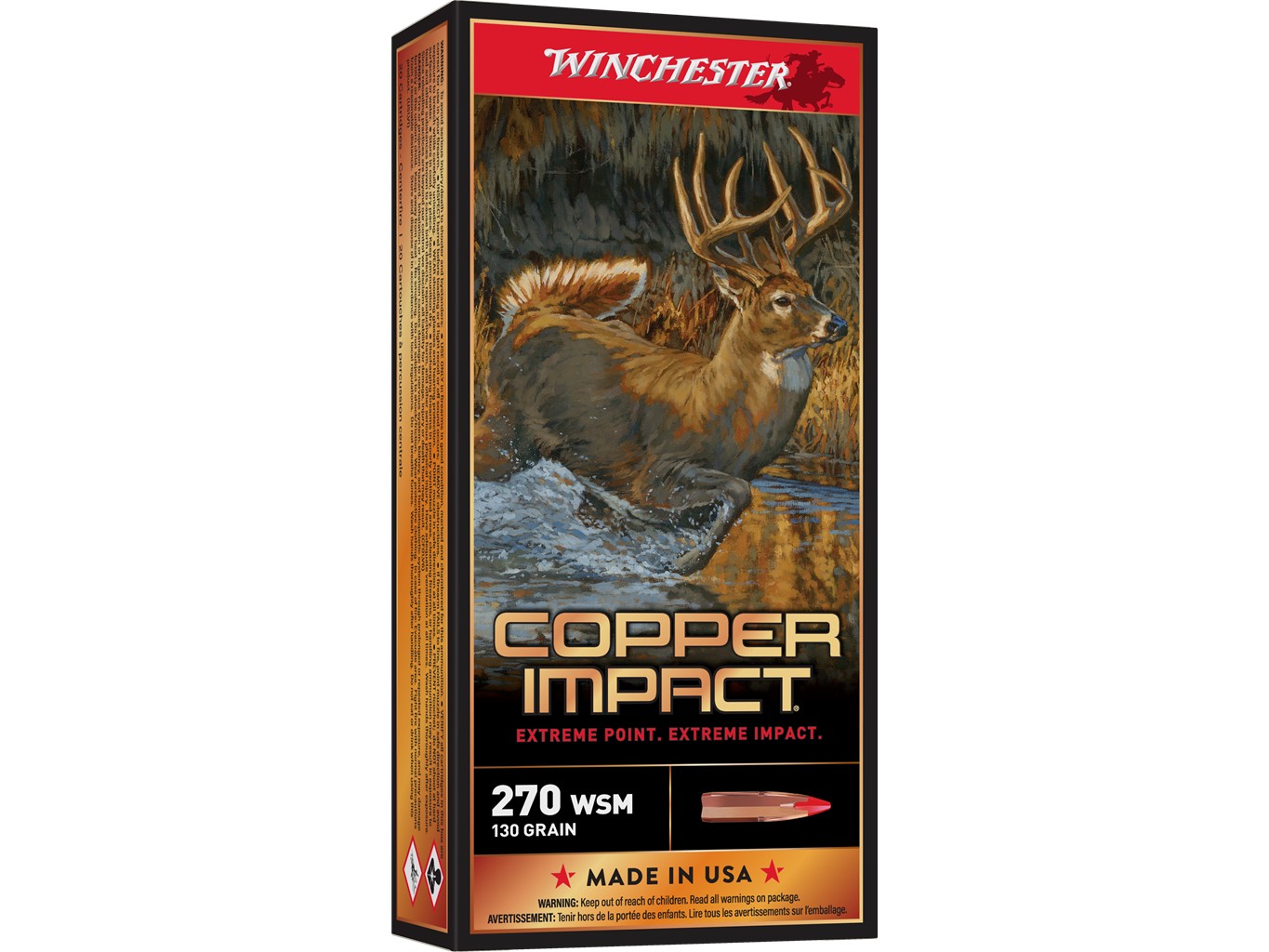 Winchester Copper Impact 270 WSM 130gr