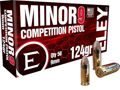 Eley Minor 9 Competition 9mm 124gr FMJ