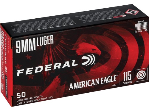 Federal AE 9mm 115gr FMJ