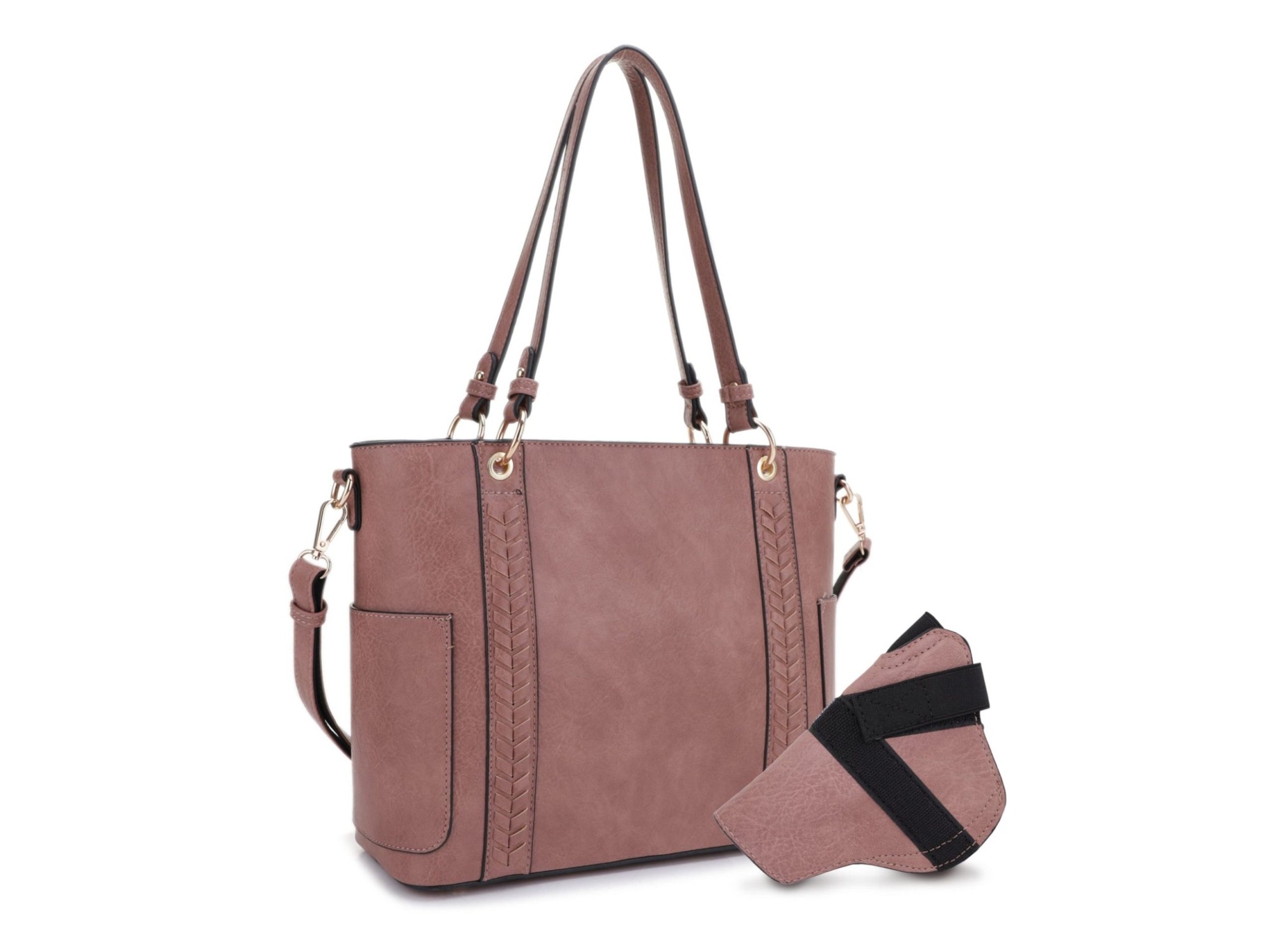 Austin Whipstitching Concealed Carry Lock and Key Tote