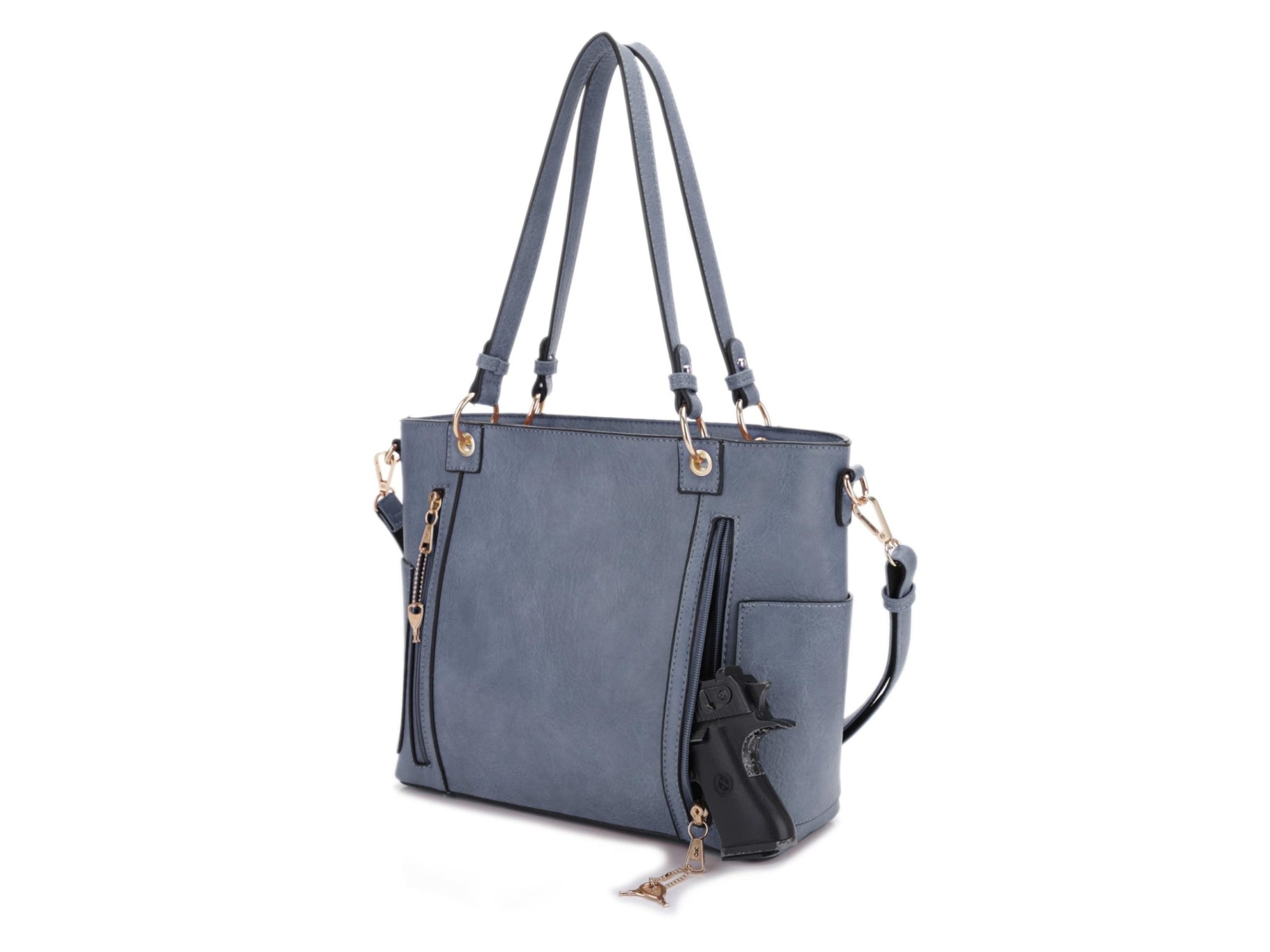 Austin Whipstitching Concealed Carry Lock and Key Tote