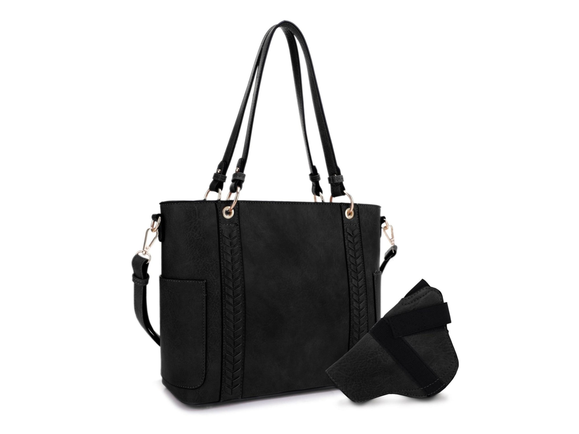 Austin Whipstitching Concealed Carry Lock and Key Tote