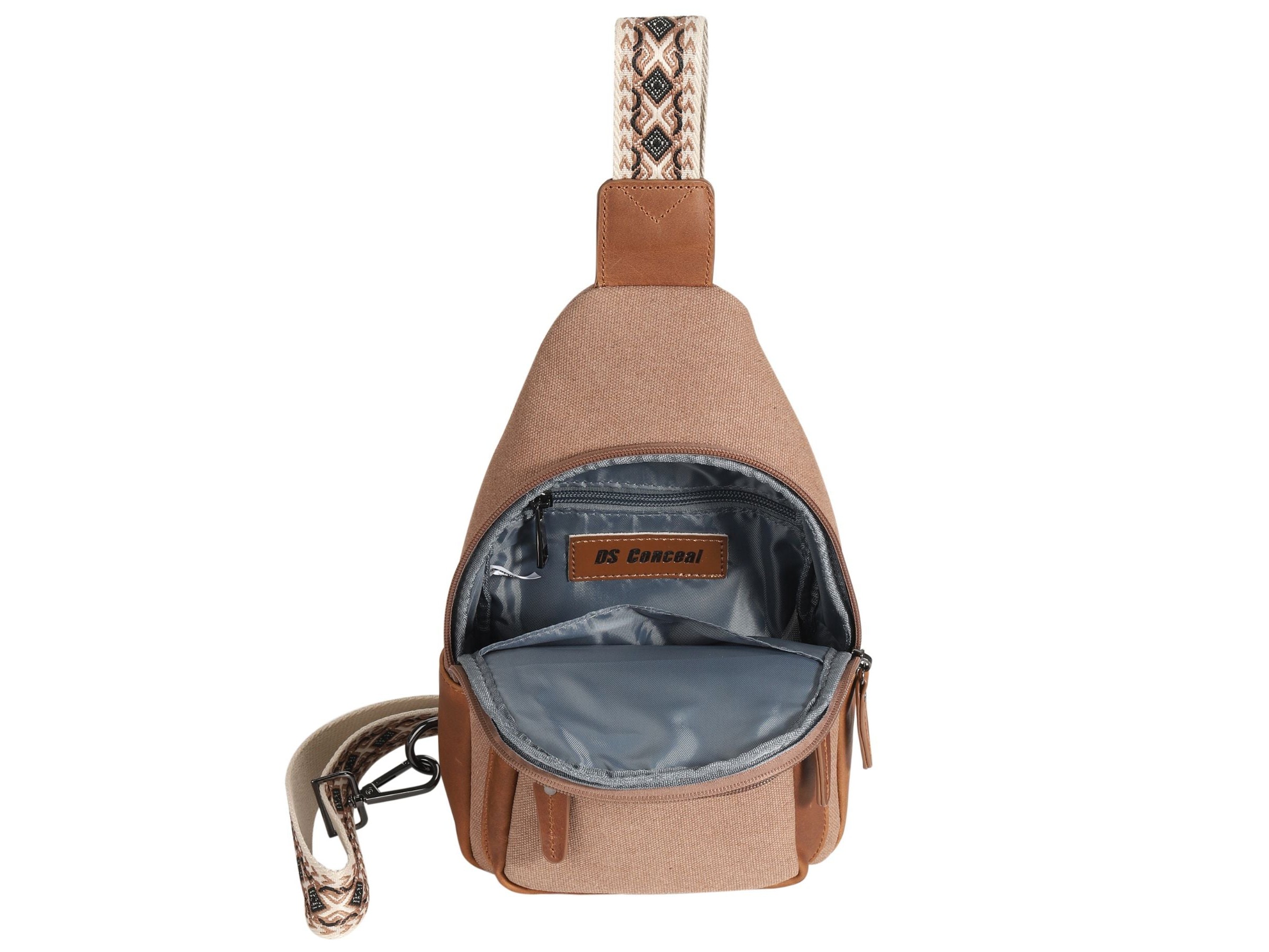 Concealed Carry Indie Canvas Sling by DS Conceal