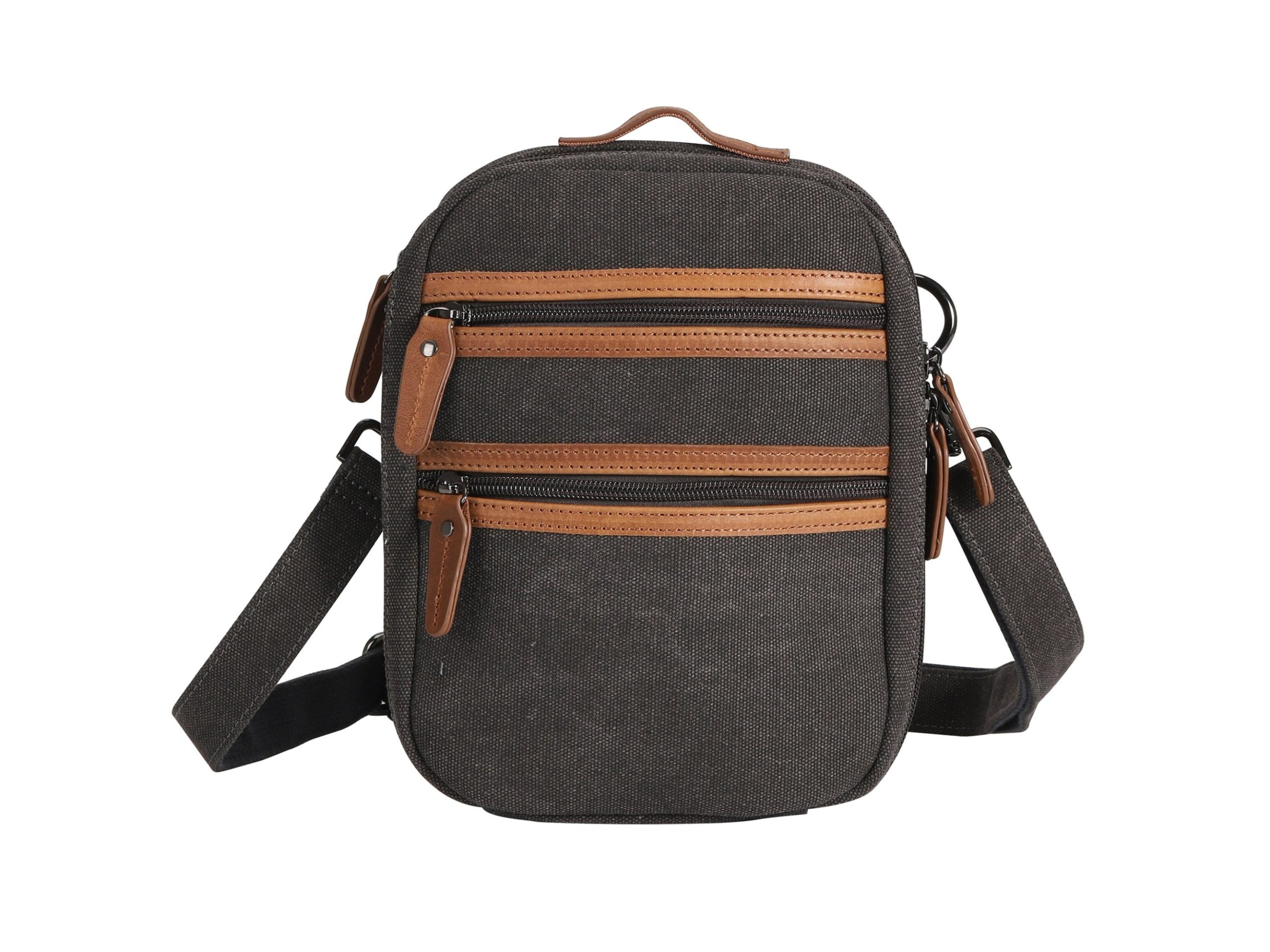 Concealed Carry Unisex Jax Canvas Crossbody by DS Conceal