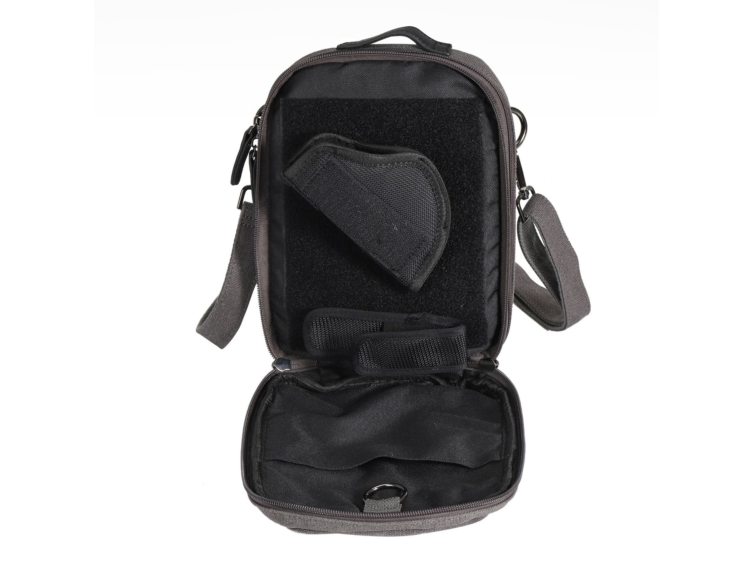 Concealed Carry Unisex Jax Canvas Crossbody by DS Conceal
