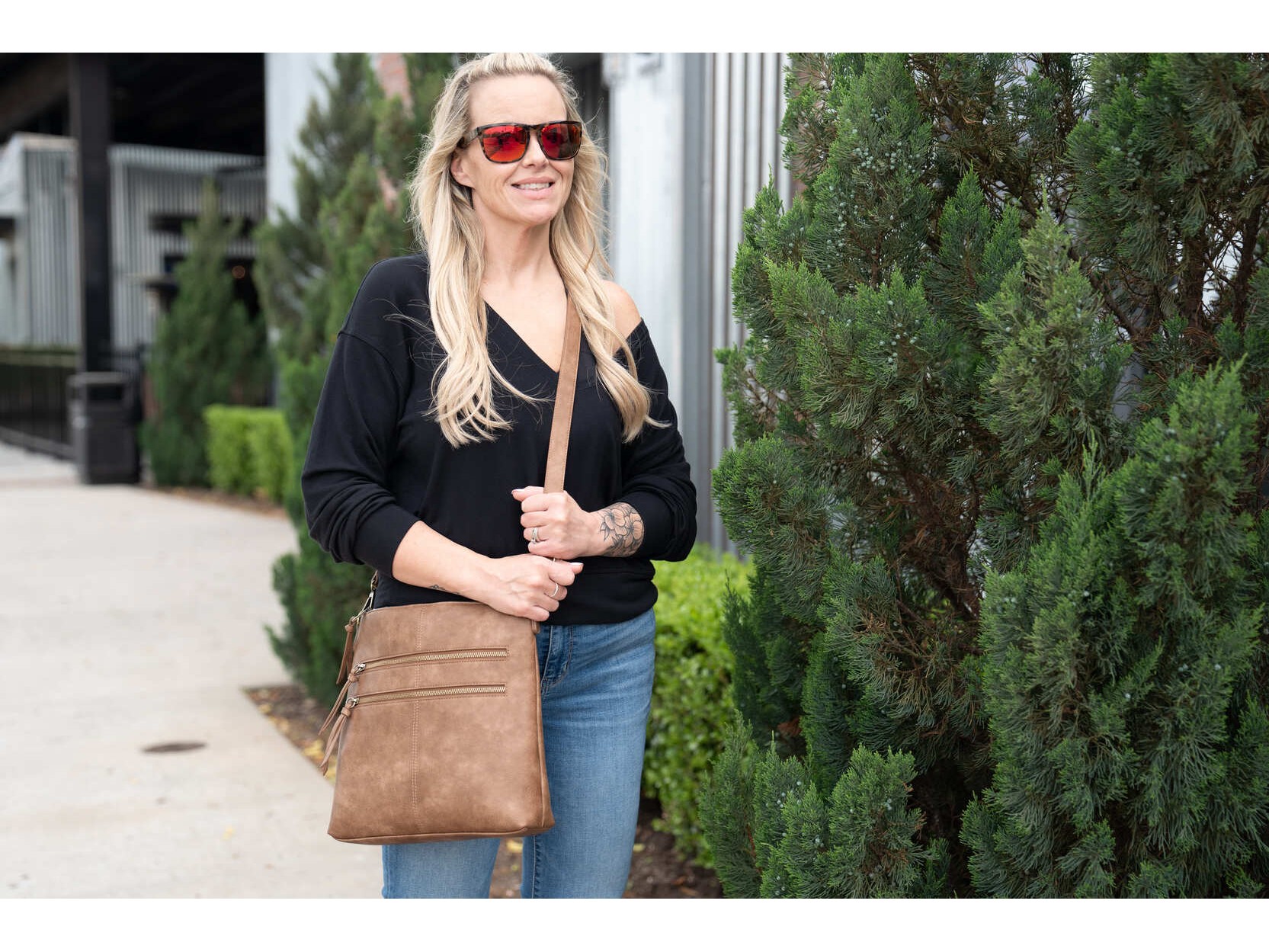 Southport Concealed Carry Lock and Key Crossbody