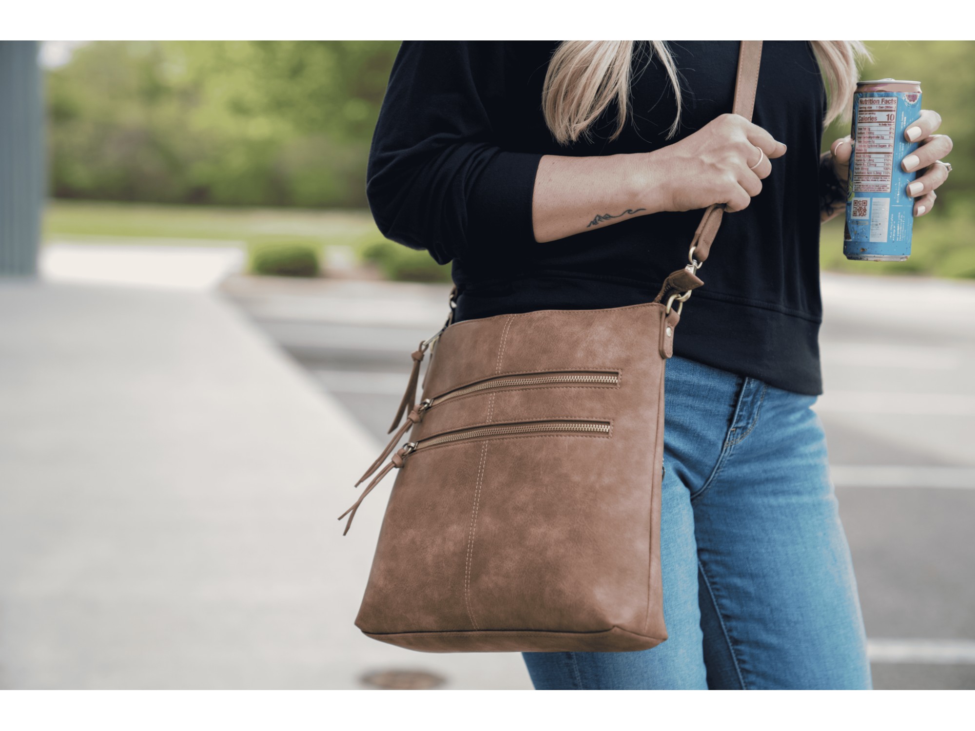 Southport Concealed Carry Lock and Key Crossbody
