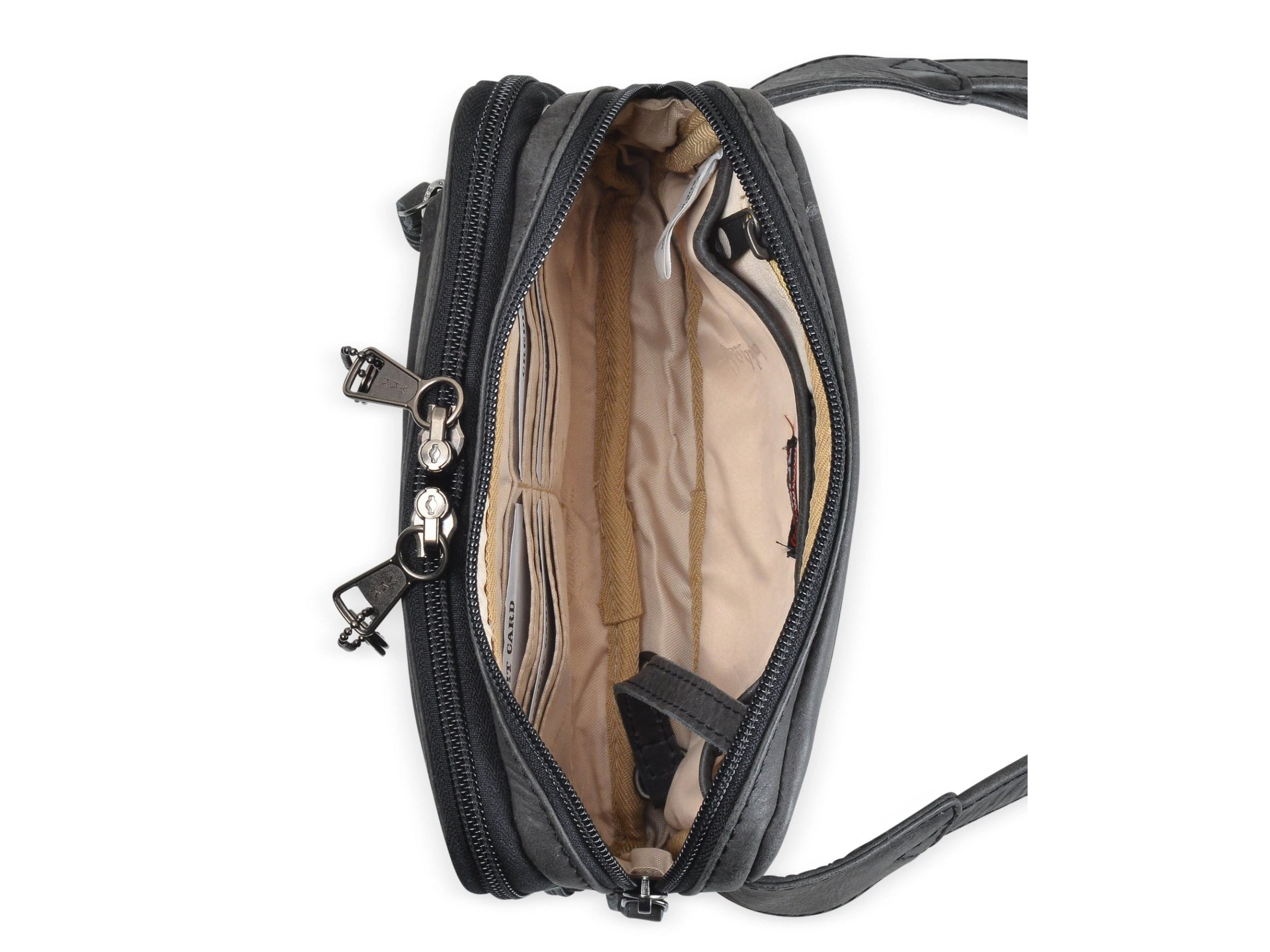 Concealed Carry Kailey Leather Fanny Pack/Sling by Lady Conceal