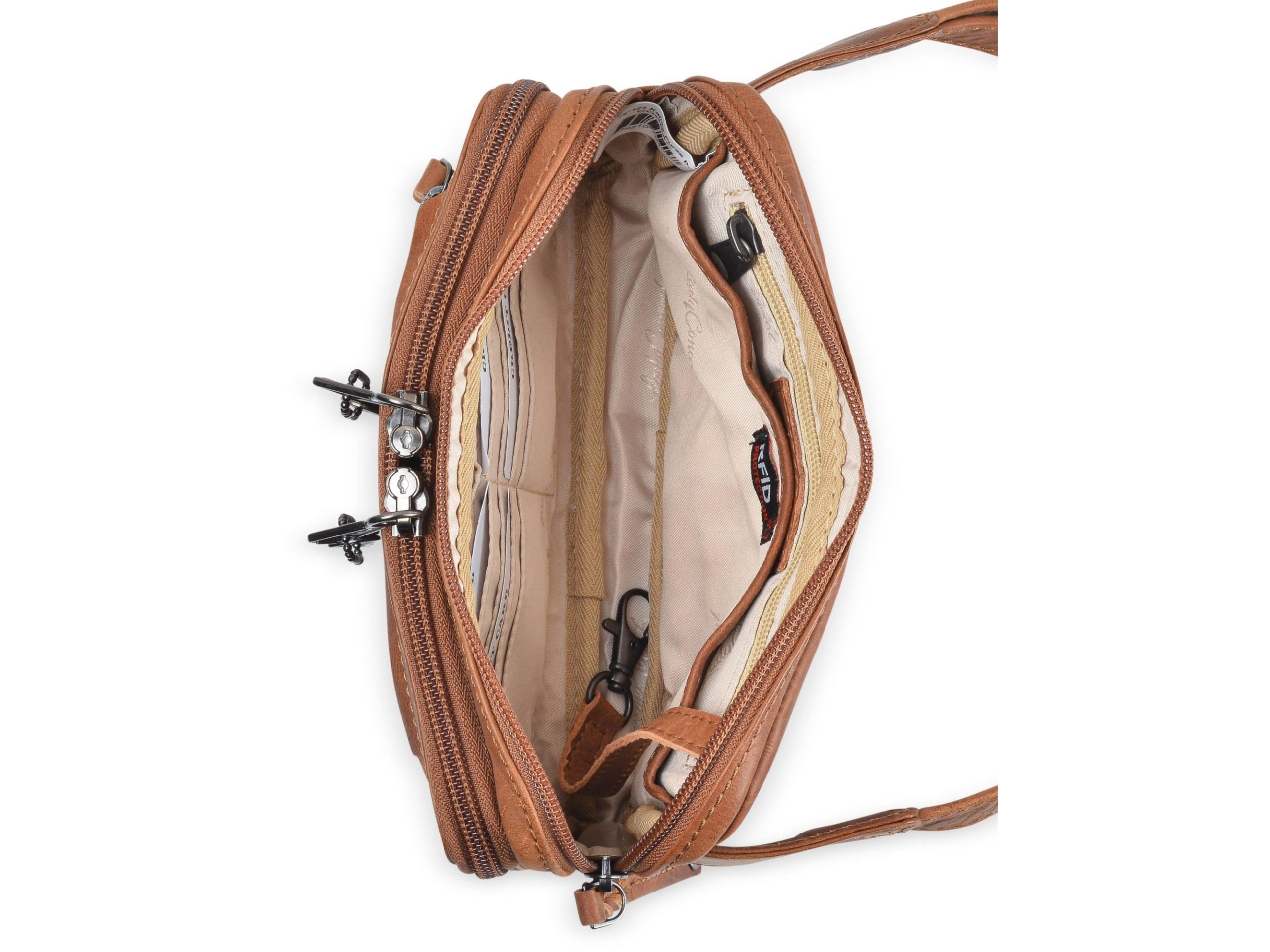 Concealed Carry Kailey Leather Fanny Pack/Sling by Lady Conceal