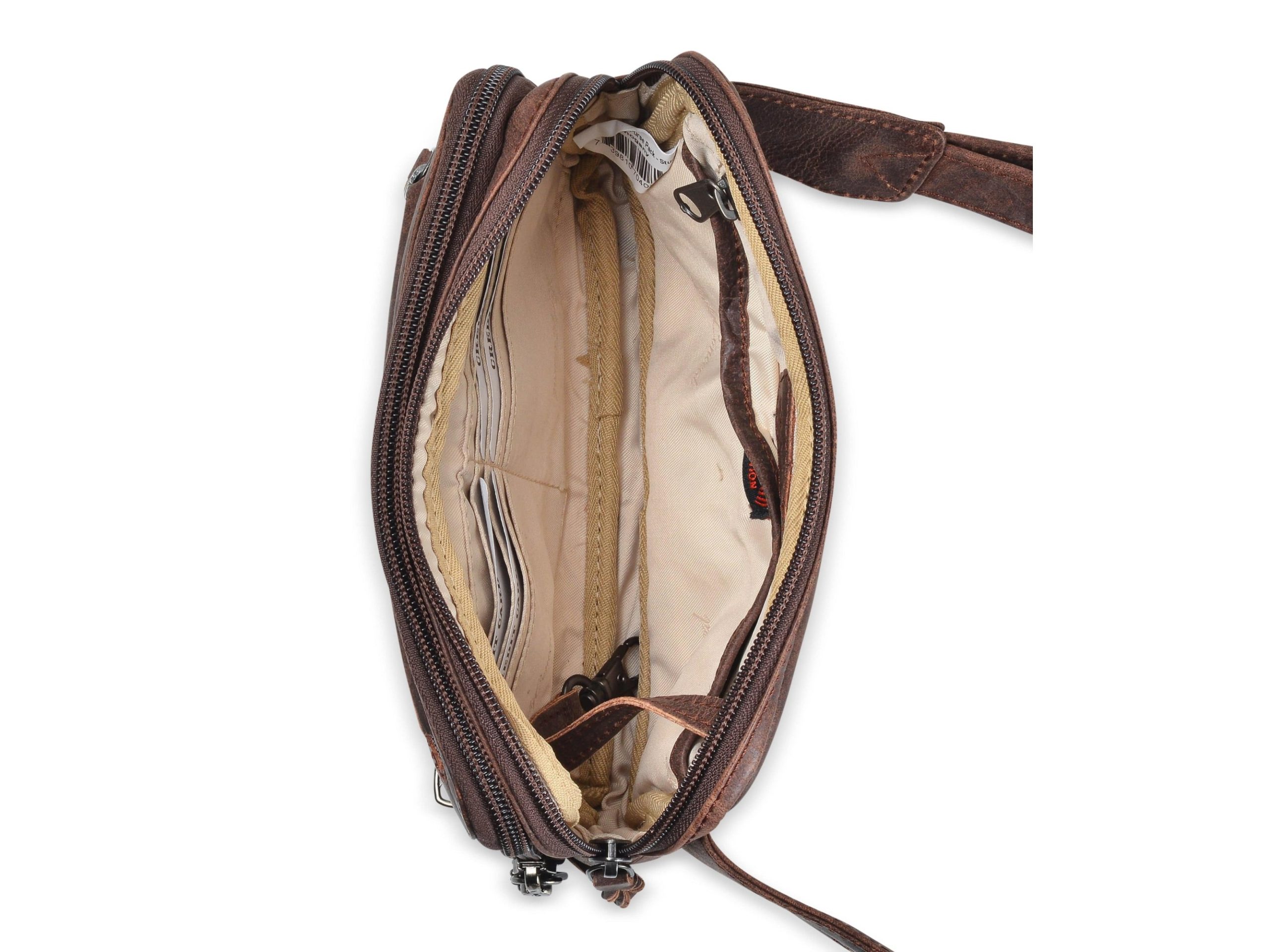 Concealed Carry Kailey Leather Fanny Pack/Sling by Lady Conceal