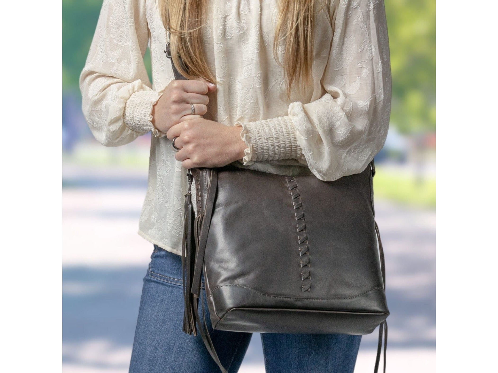 Concealed Carry Purse Blake Leather Crossbody by Lady Conceal