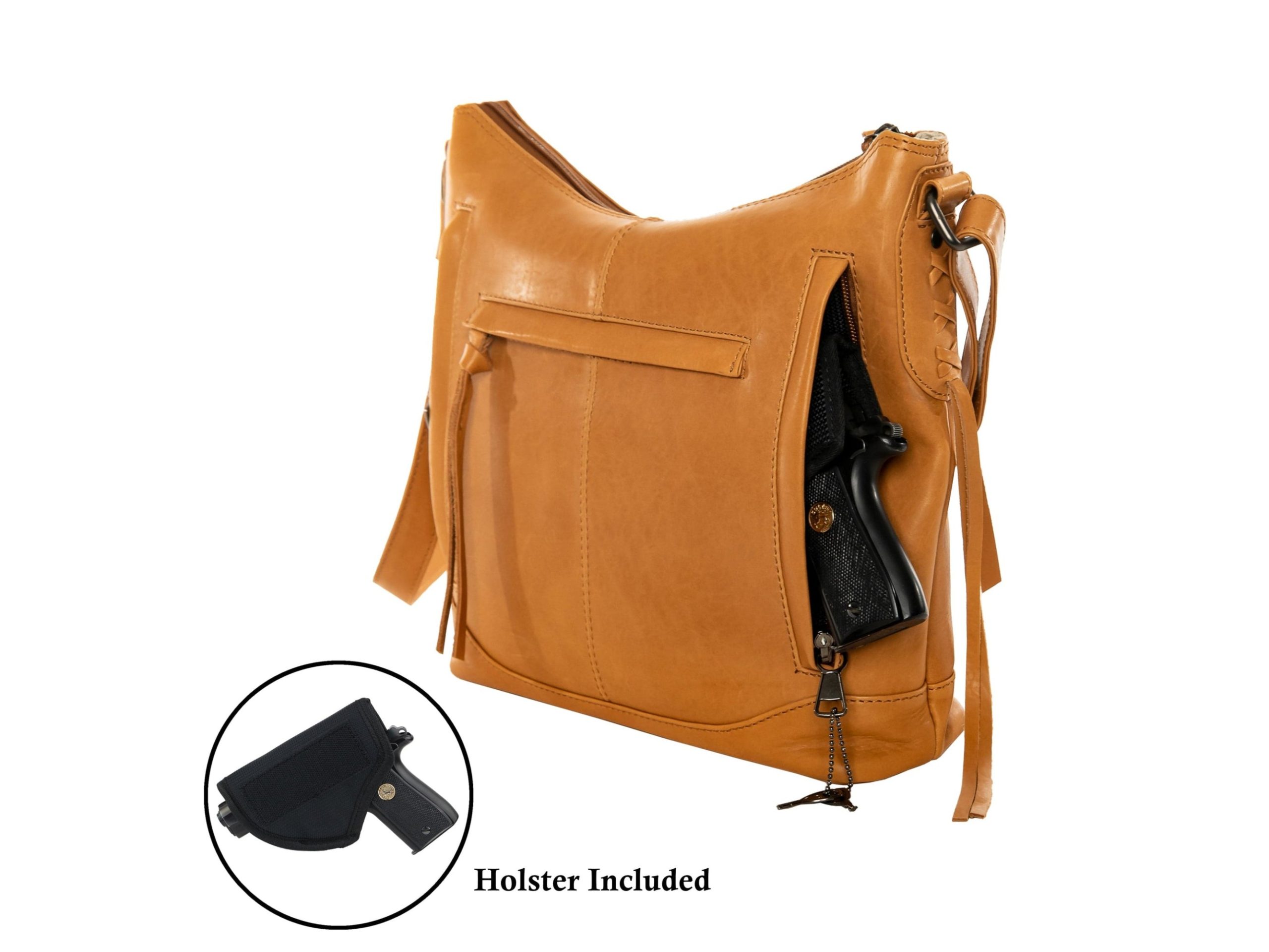 Concealed Carry Purse Blake Leather Crossbody by Lady Conceal