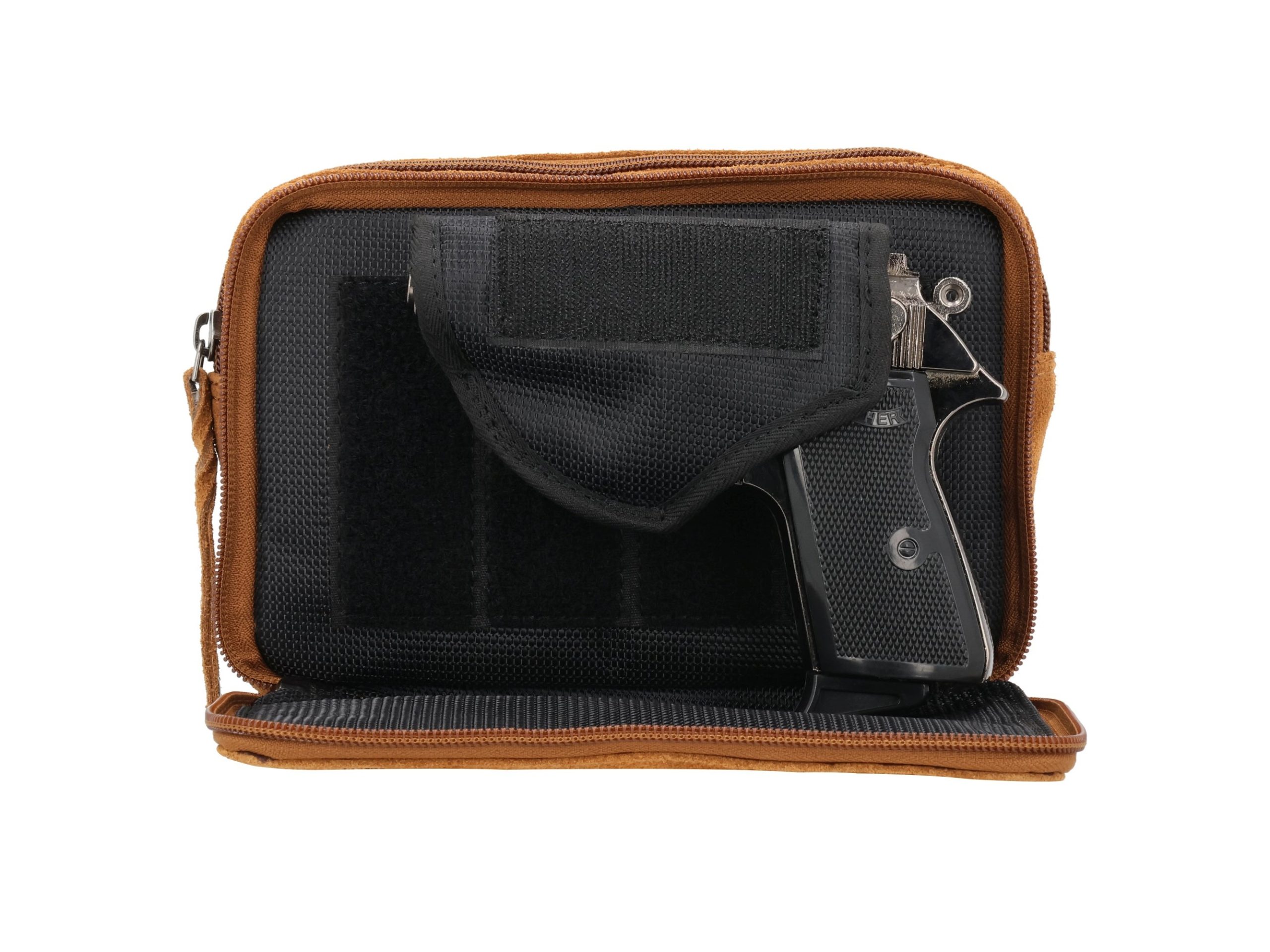 Concealed Carry Kailey Leather Fanny Pack/Sling by Lady Conceal