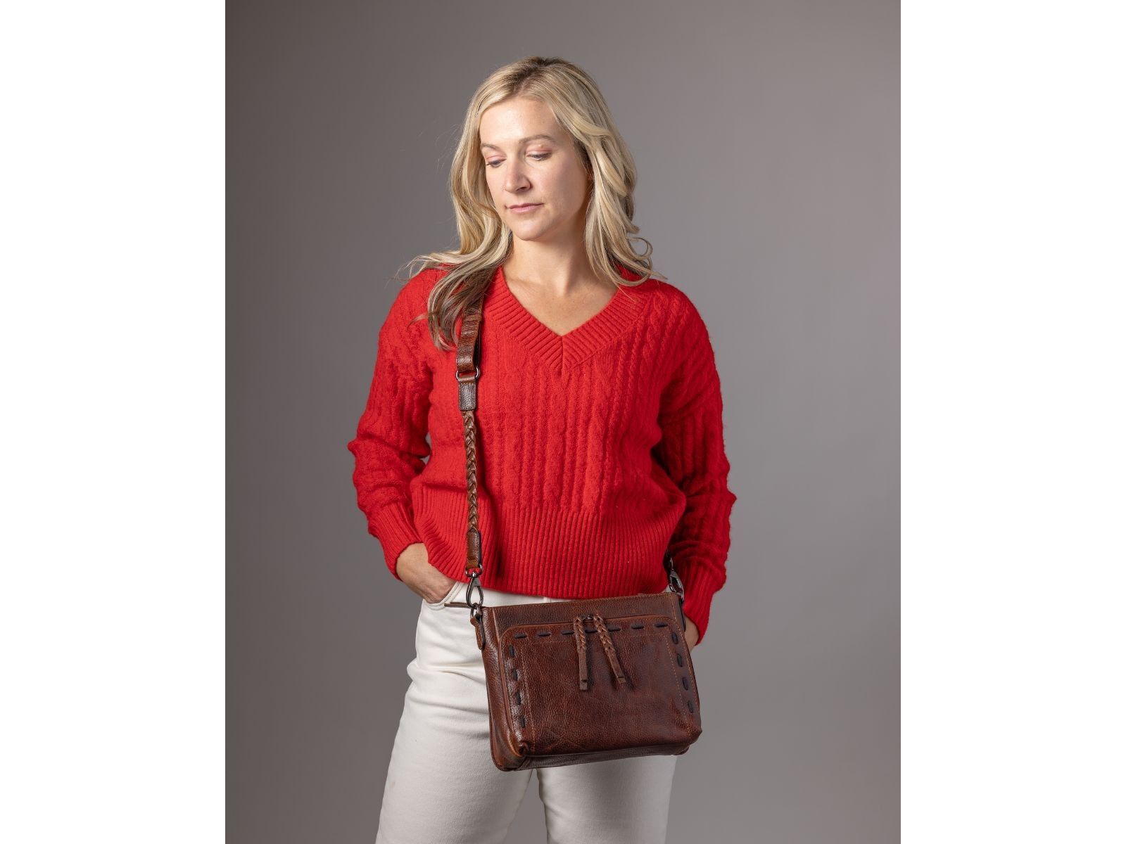 Concealed Carry Zoe Leather Crossbody by Lady Conceal