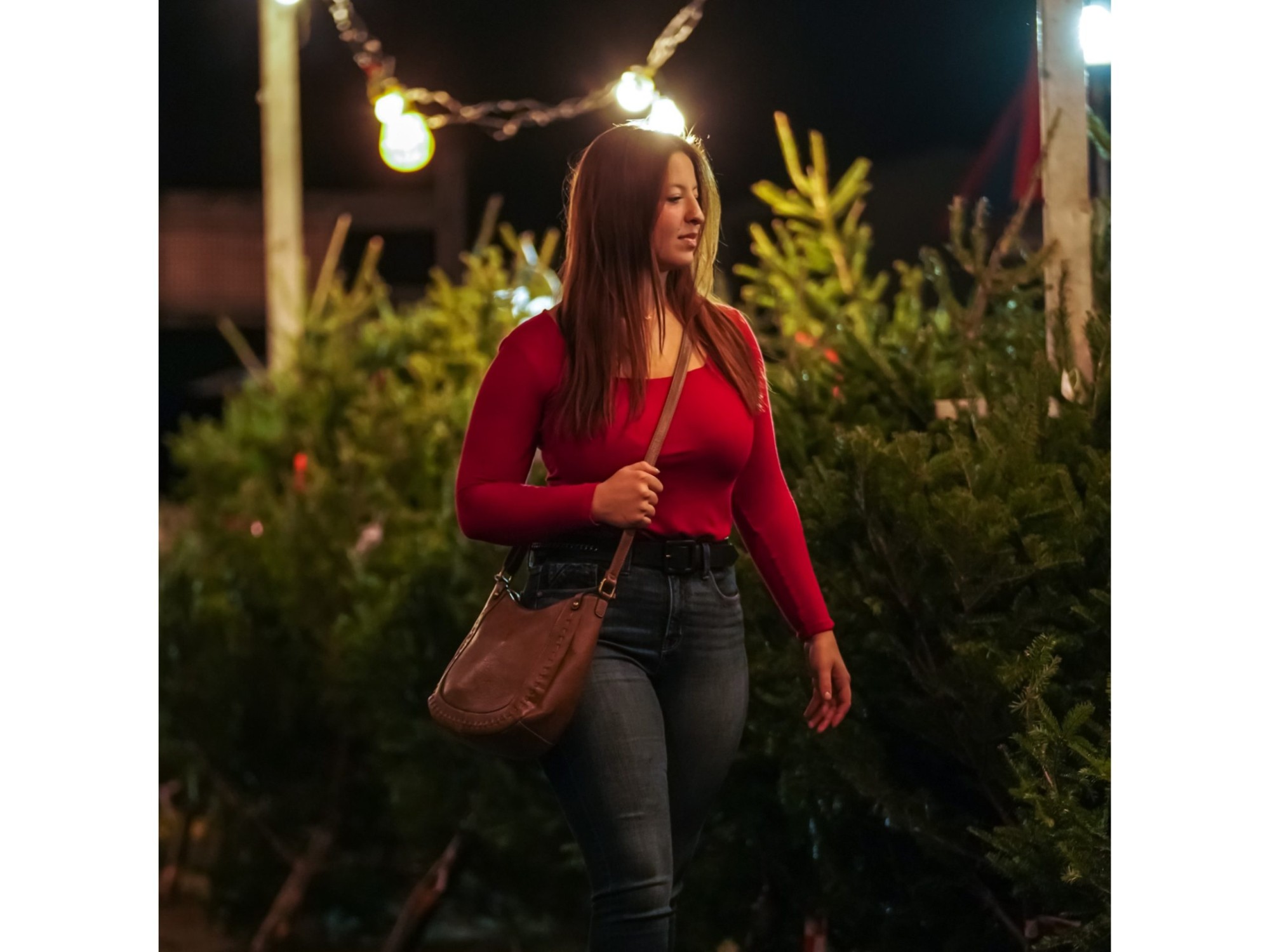 Emily Concealed Carry Hobo with Whipstitch