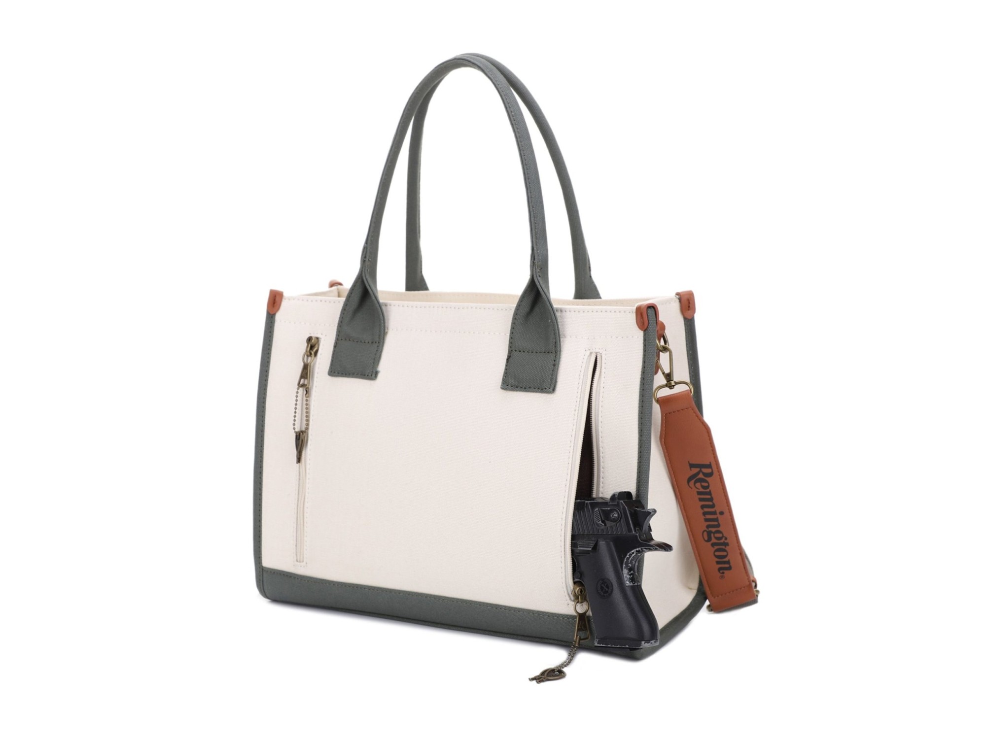 Remington Huntsville Concealed Carry Canvas Lock and Key Book Tote