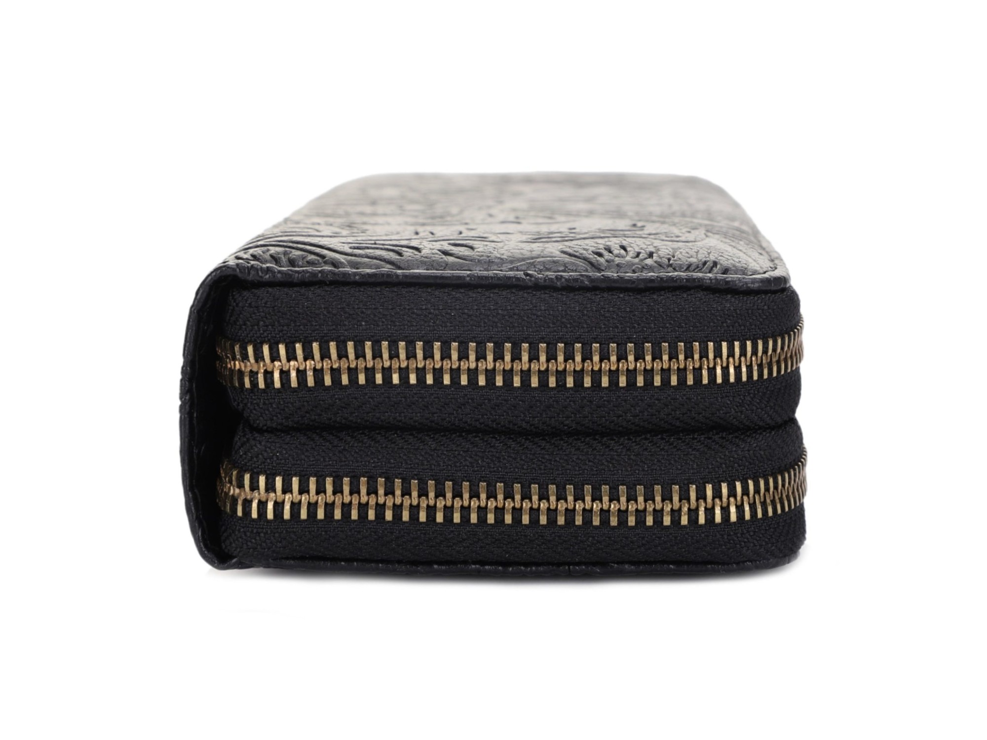 Filly Flora Embossed Wallet with Wrist Strap