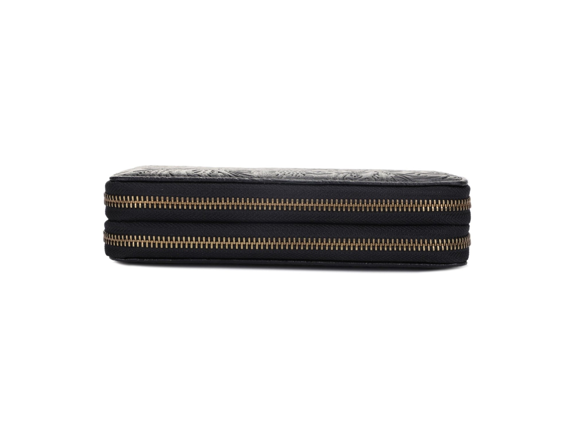 Filly Flora Embossed Wallet with Wrist Strap