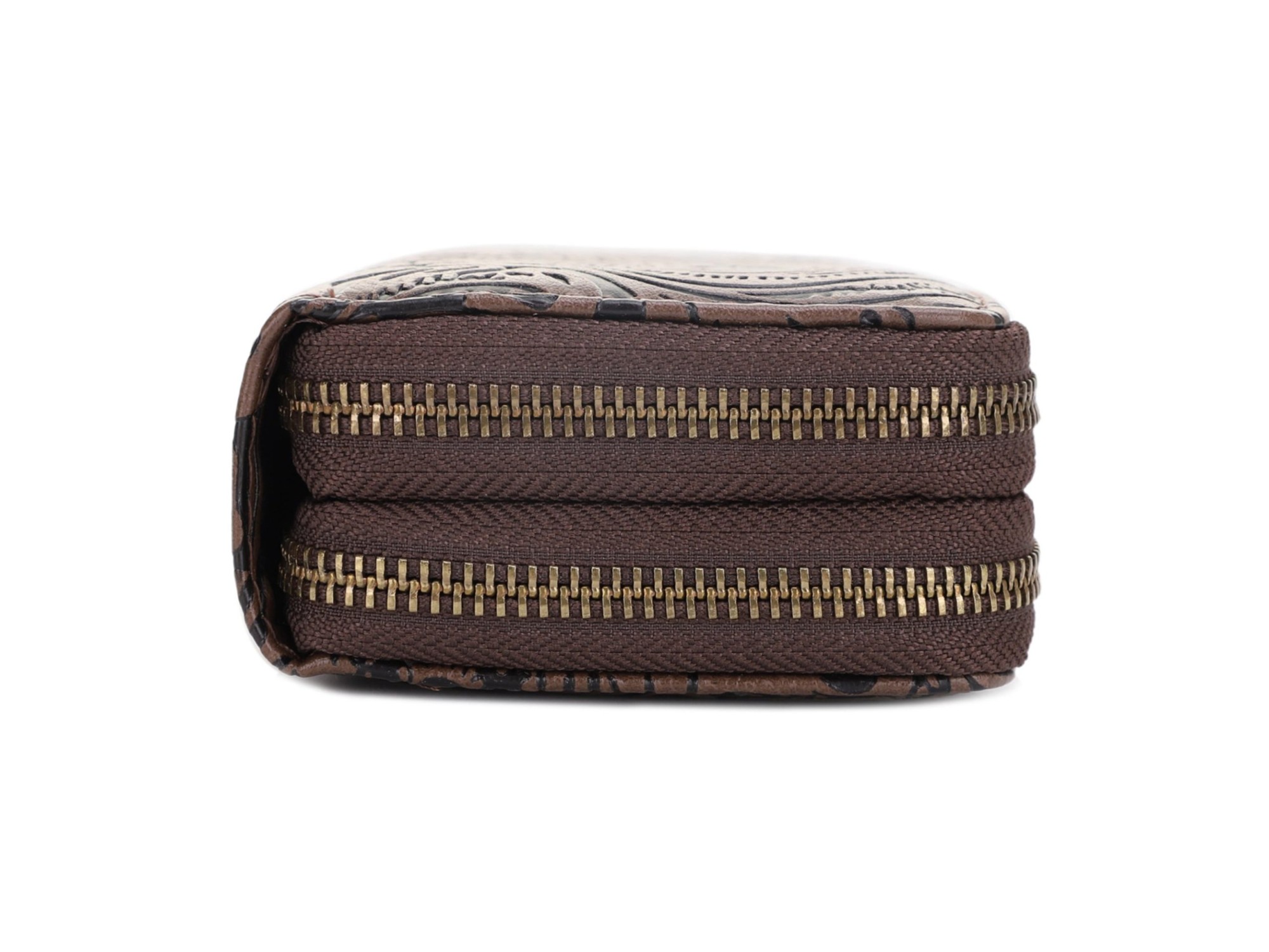 Filly Flora Embossed Wallet with Wrist Strap