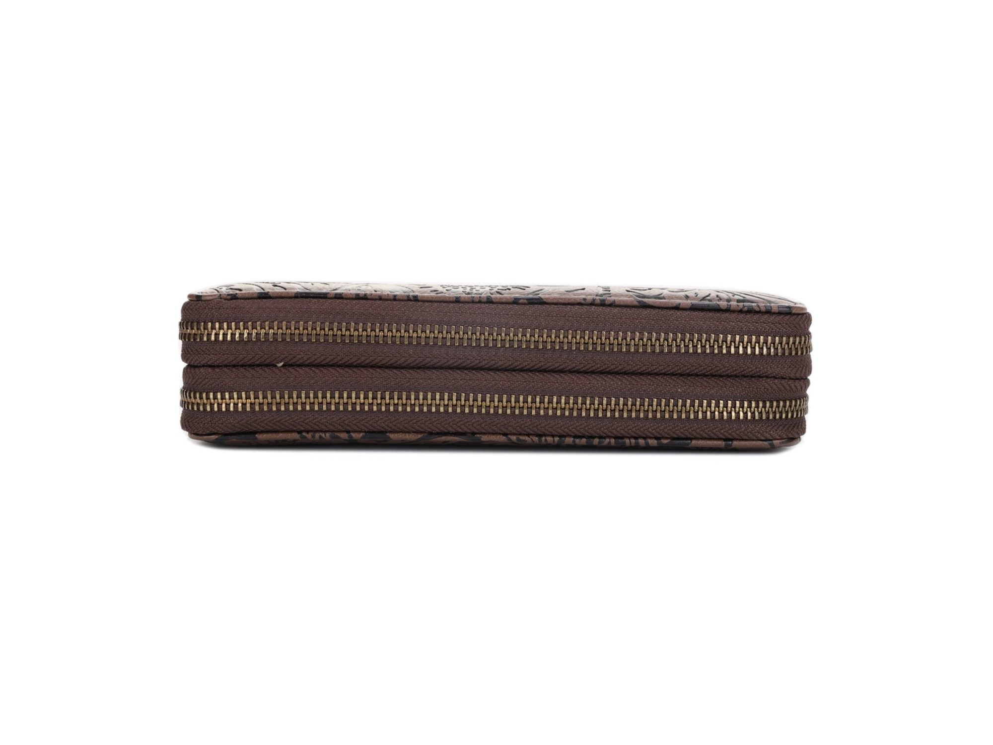 Filly Flora Embossed Wallet with Wrist Strap