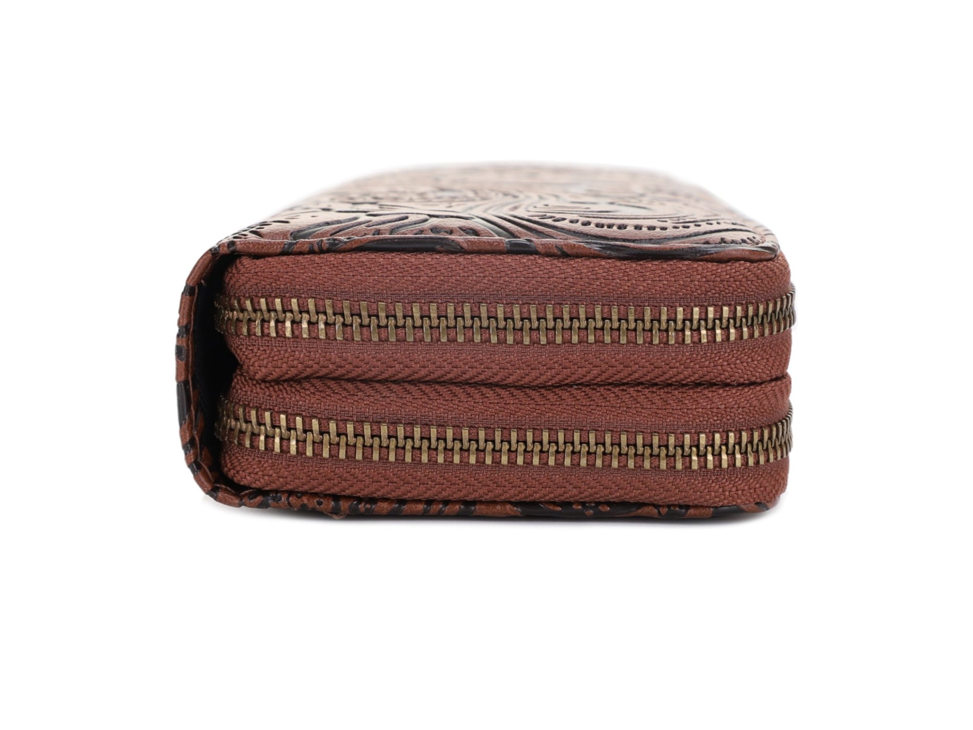 Filly Flora Embossed Wallet with Wrist Strap