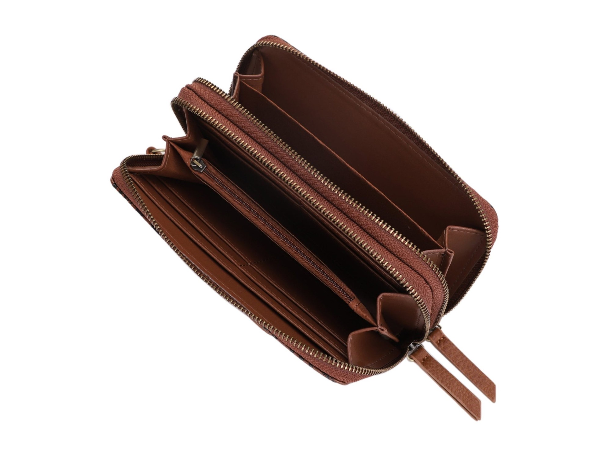 Filly Flora Embossed Wallet with Wrist Strap