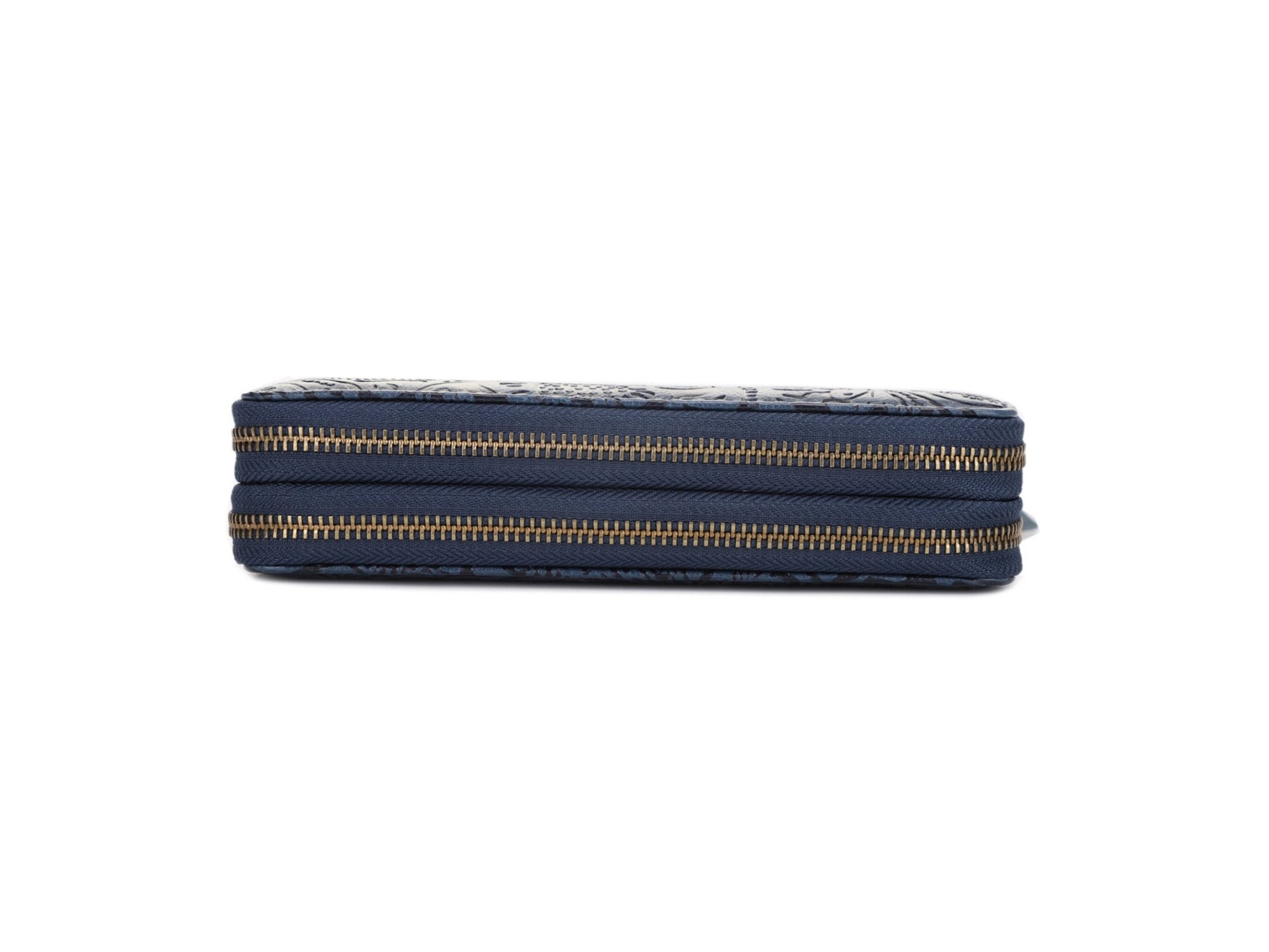 Filly Flora Embossed Wallet with Wrist Strap