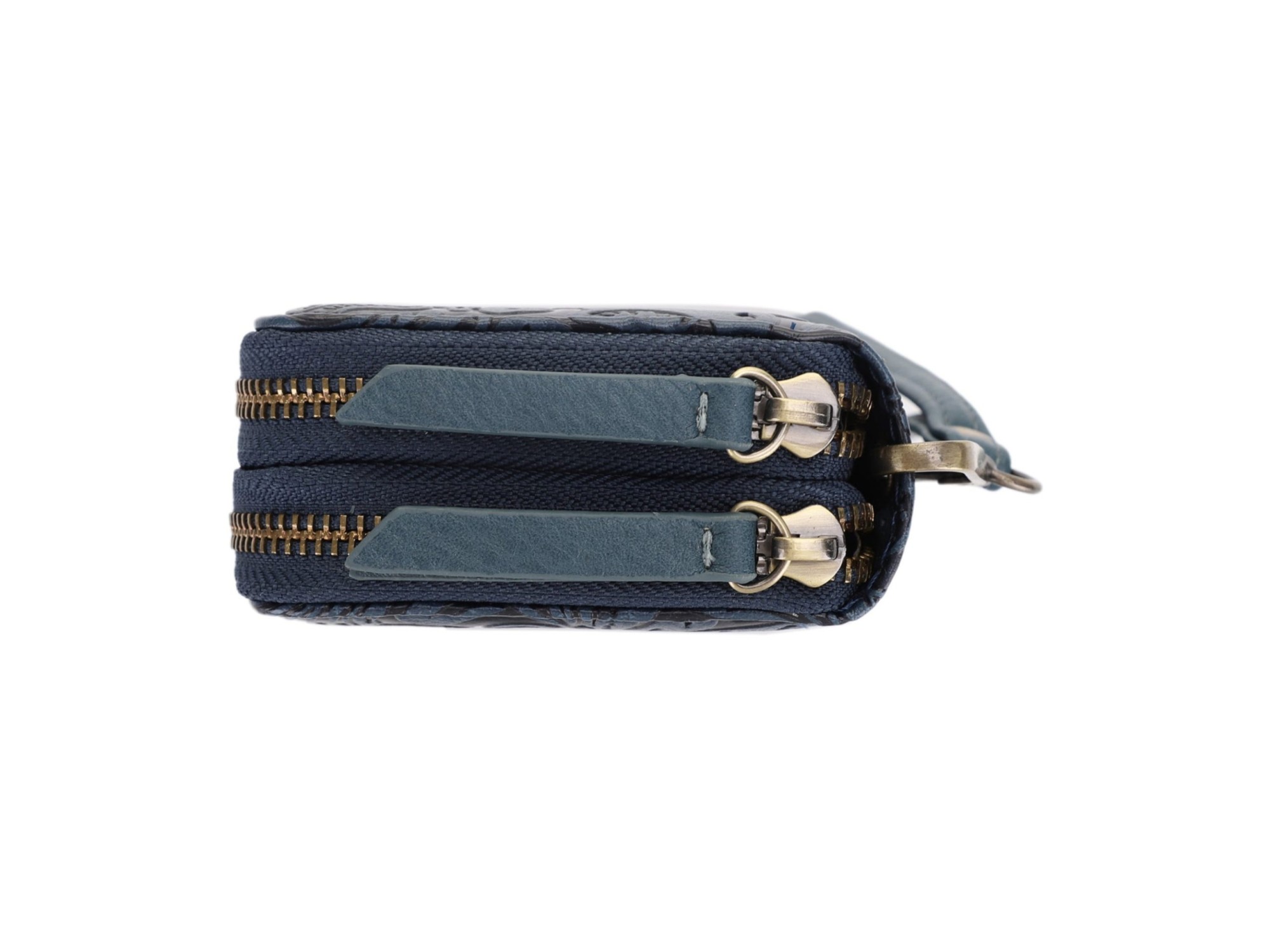 Filly Flora Embossed Wallet with Wrist Strap