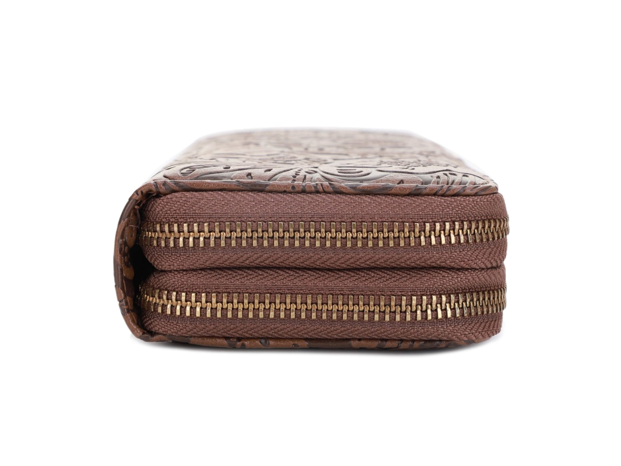 Filly Flora Embossed Wallet with Wrist Strap