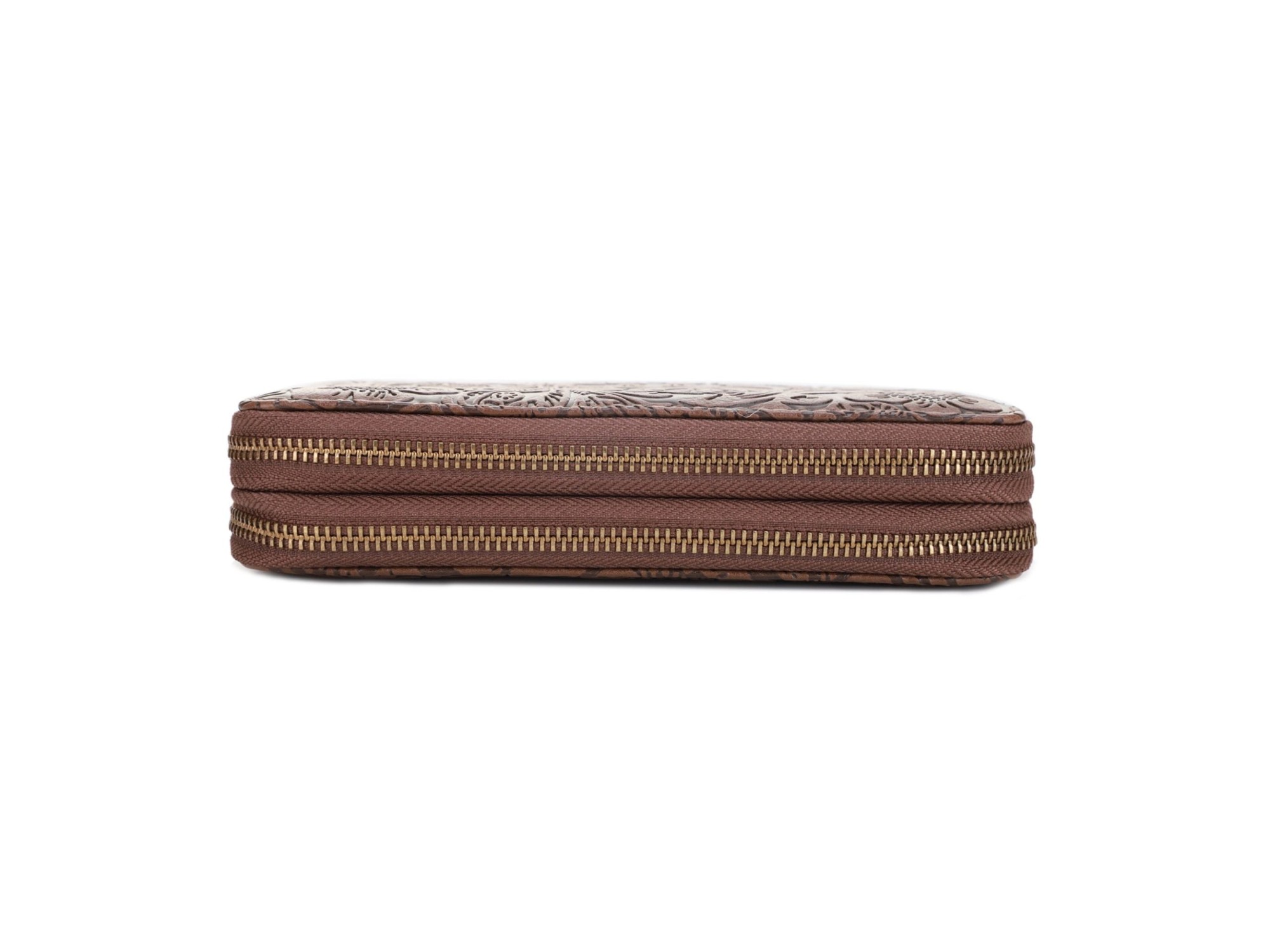 Filly Flora Embossed Wallet with Wrist Strap
