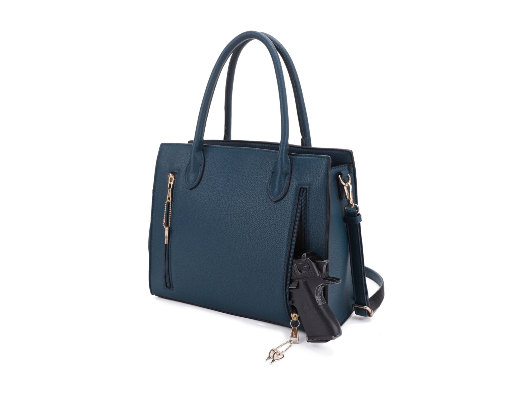 Evelyn Concealed Carry Lock and Key Satchel