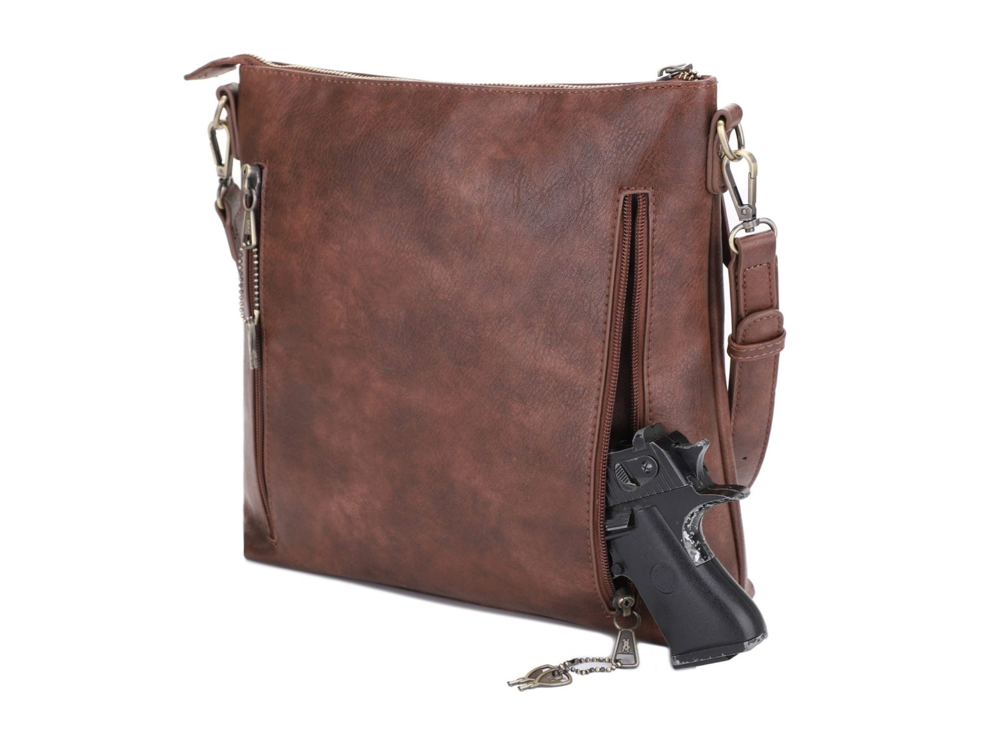 Southport Concealed Carry Lock and Key Crossbody