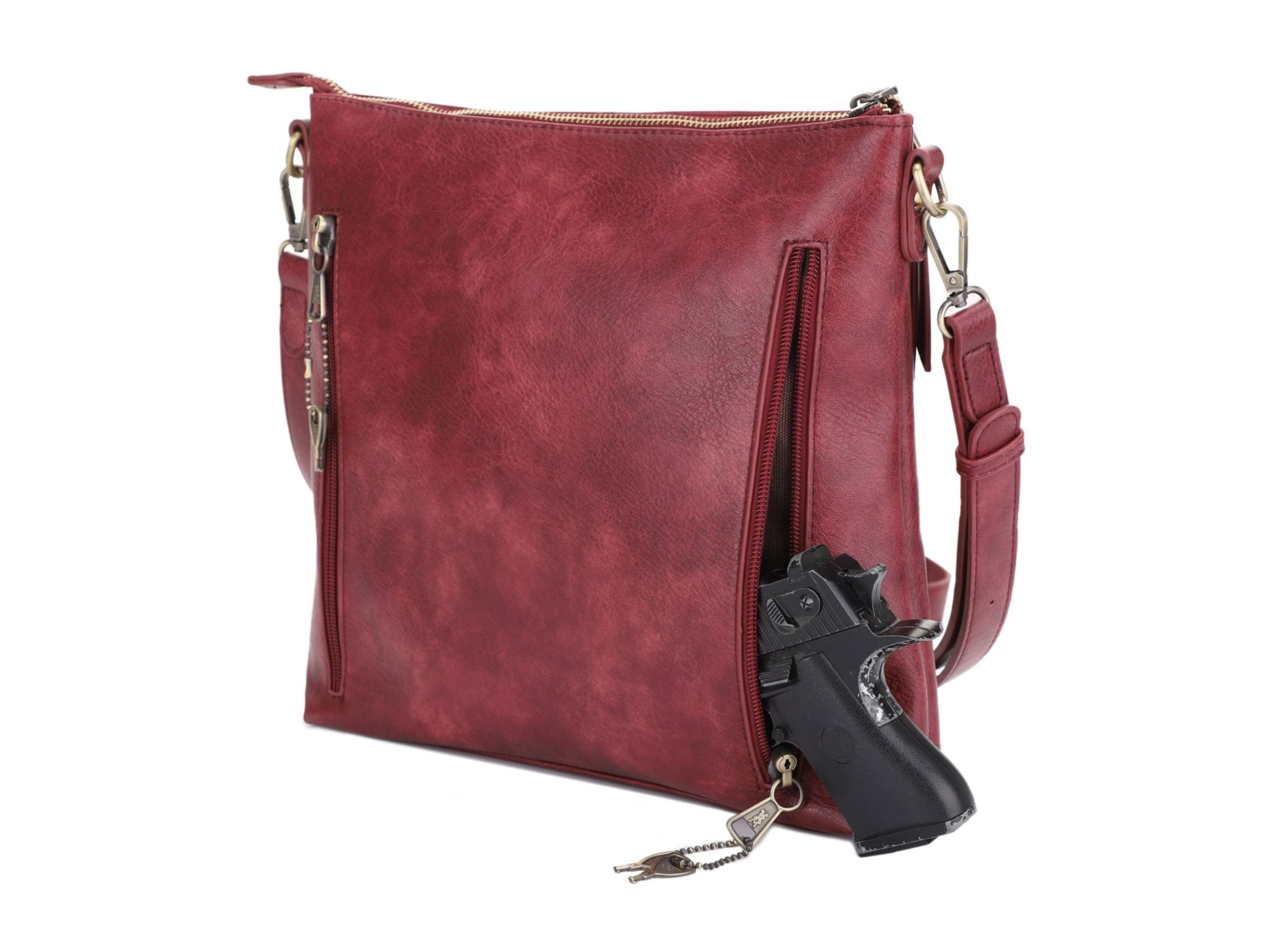 Southport Concealed Carry Lock and Key Crossbody