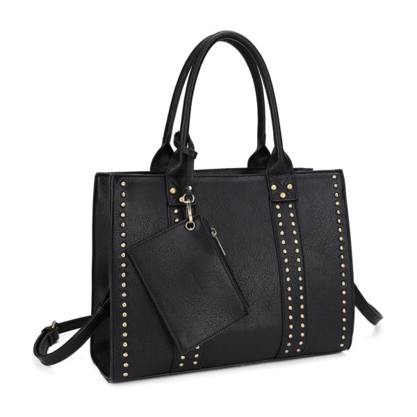 Kate Concealed Carry Lock and Key Satchel with Coin Pouch
