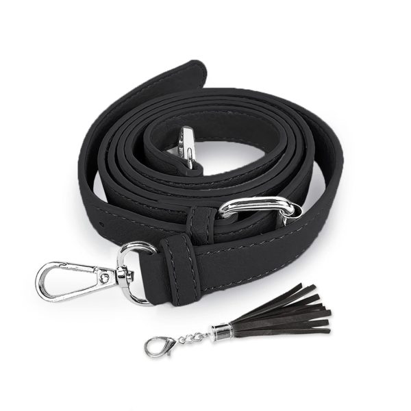 Replacement Shoulder Strap w/ Tassel - Silver Hardware